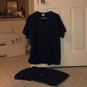 Unisex Navy Blue Cherokee Scrubs